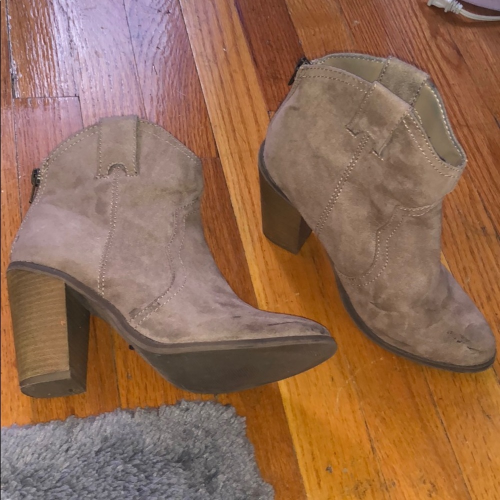 Taupe Booties